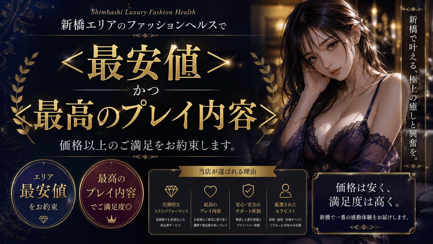 ★新橋エリアのファッションヘルスで<最安値＞かつ＜最高のプレイ内容＞★
